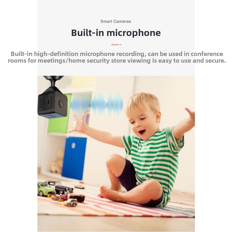 X1 camera high definition home 1080p wireless wifi small square remote night vision intelligent monitoring sports camera_voghion.com