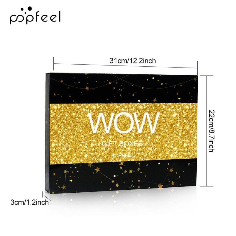 Eye Shadow Popfeel Makeup Set Holiday Gift Box Eye Shadow Lipstick Cosmetics Combination Christmas Gift 24 Piece Set_voghion.com