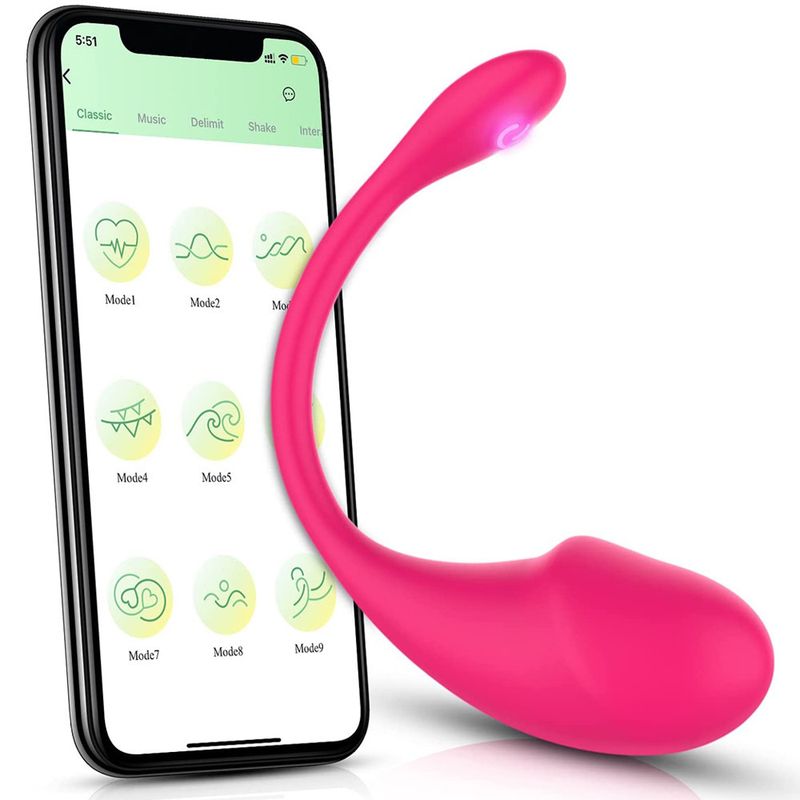 Tadpole APP Wireless Vibrator Remote Control Silent Female Masturbator Sexy Charging Wearable For Outdoor Use_voghion.com