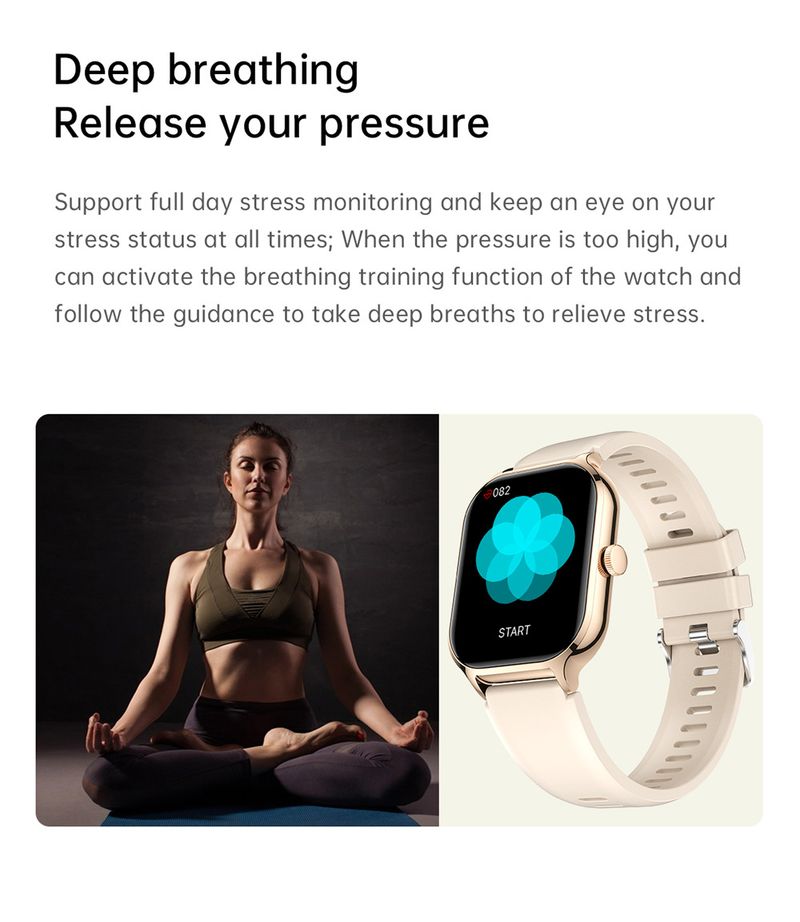 Smartwatches GtS4 Smartwatch Armband 2.01 Groot Scherm Sport Bluetooth Horloge Ring Hartslagmeter_voghion.com