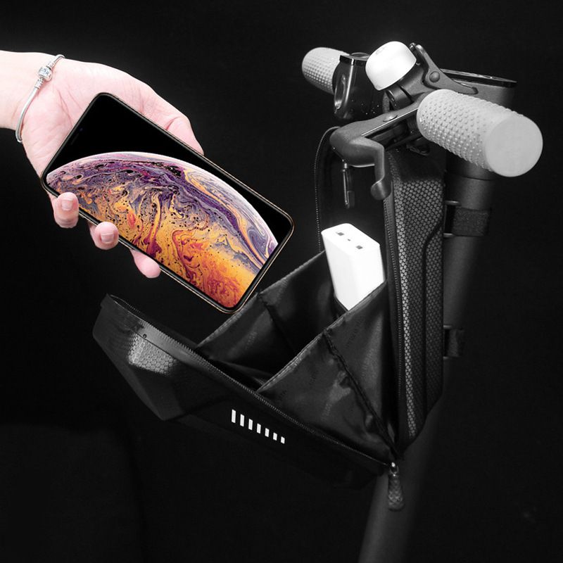 Elektrikli Scooter Bisiklet İlk Paket Katlanır Bisiklet Hızlı Çıkarılabilir Çanta Eva Sert Kabuk Ön Çanta_voghion.com
