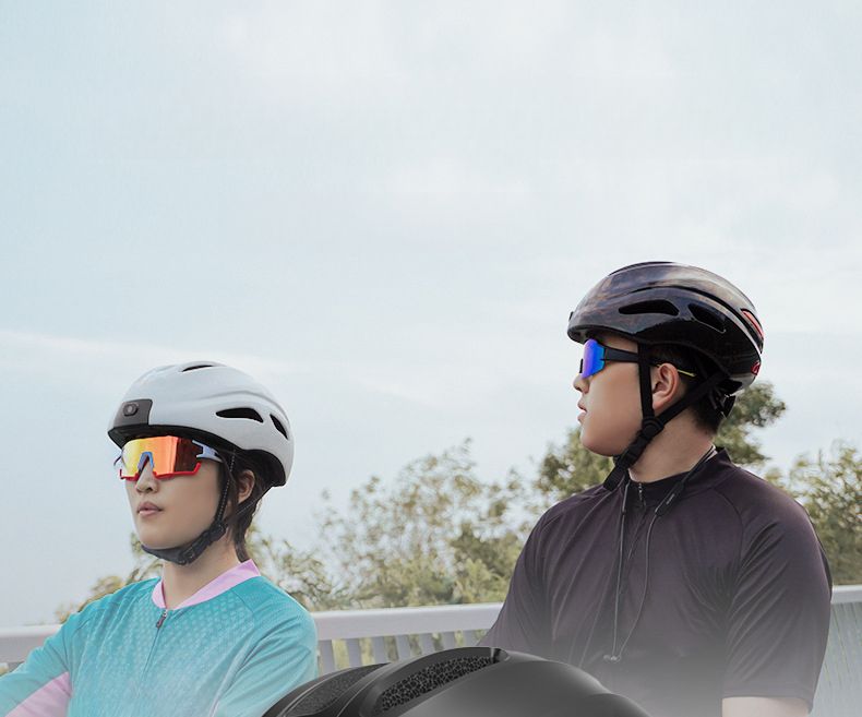Casco Wi-Fi 1080 con luce di direzione per bici da strada e da montagna, attrezzatura protettiva per ciclismo_voghion.com