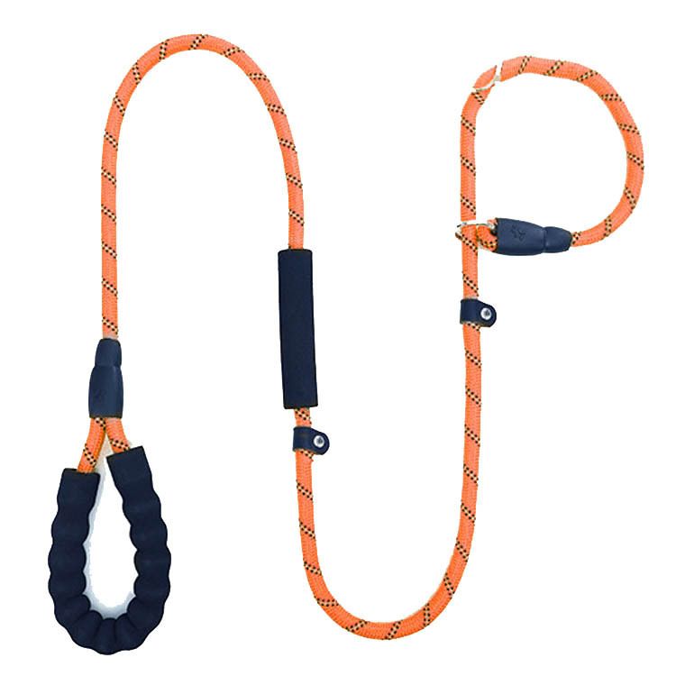 Dual Handle Integrated Pet Reflective For Medium And Large Dogs, Explosion-Proof Traction Belt, Training P Chain, Dog_voghion.com