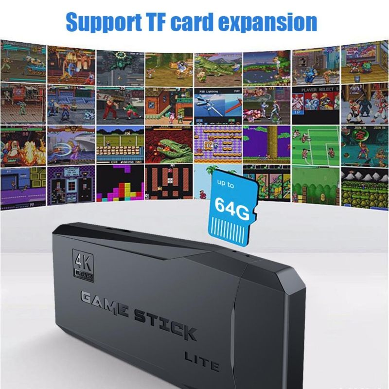 Consola portátil retro de 64 GB con 10 000 juegos integrados, mando inalámbrico, el mejor regalo de Navidad para niños_voghion.com