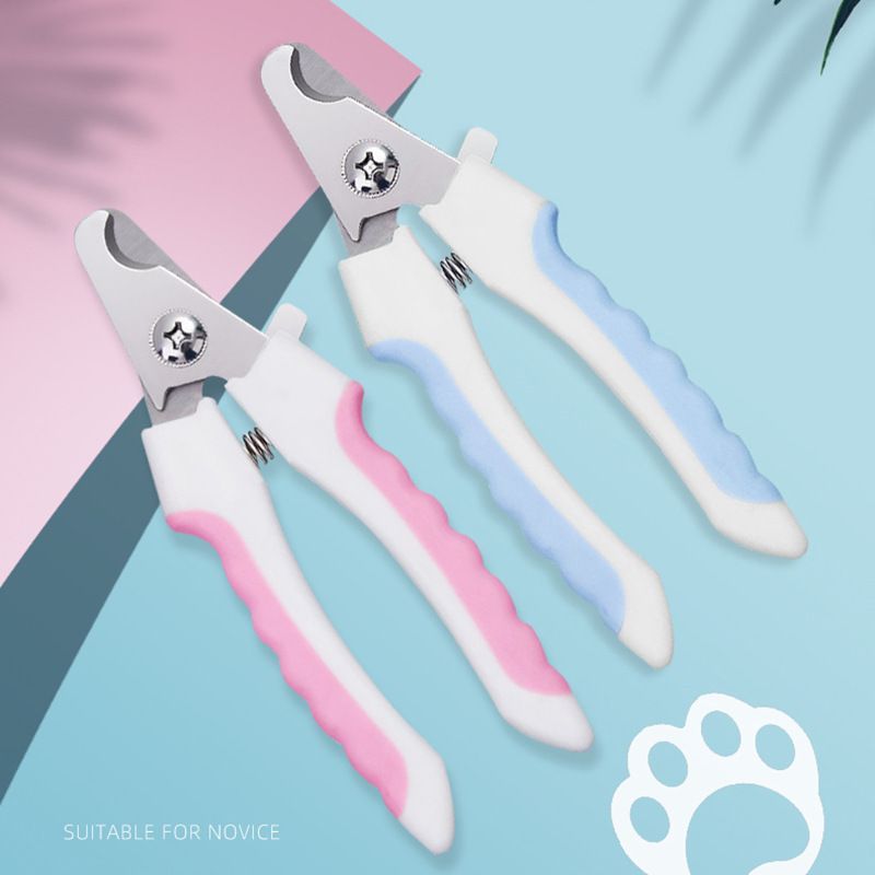 Dog Cat Grinder Pet Trimmer Anti-Splash Nail Clippers_voghion.com