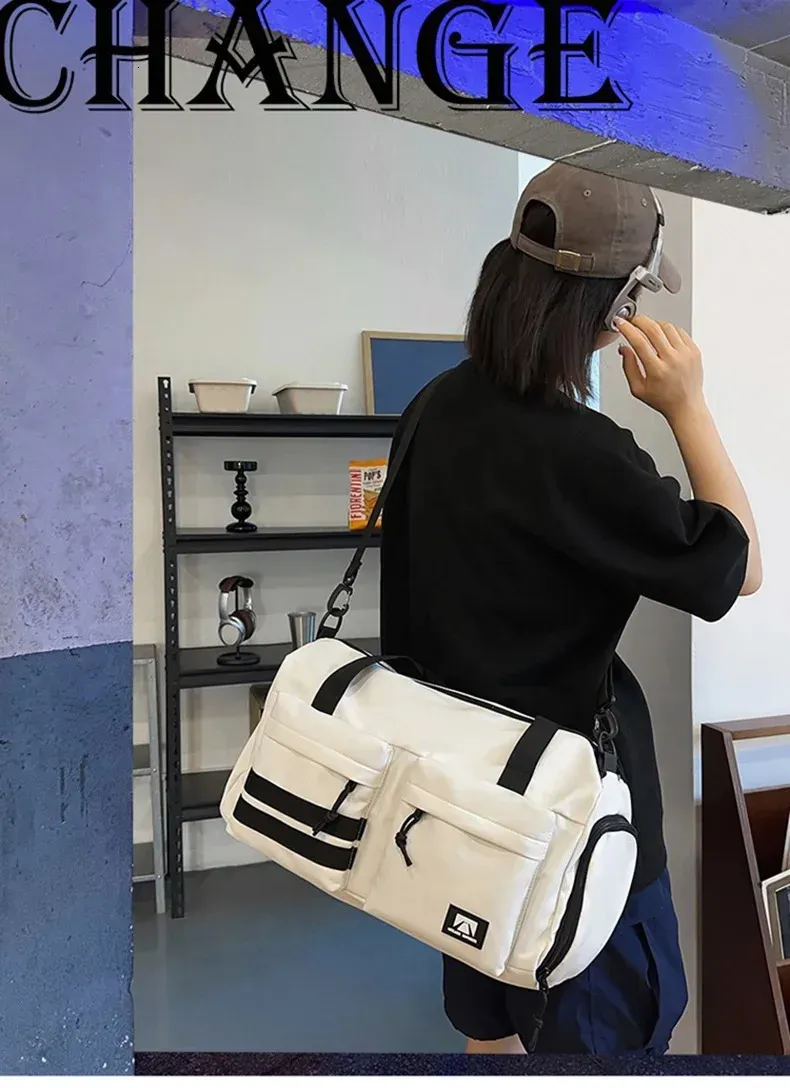 Multifunctional Travel Bag Large Capacity Handbag Short Trip Shoulder Bags Wet Dry Separation Gym Fitness Pack With Shoe_voghion.com