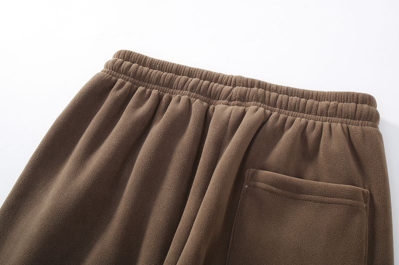 Men's Clothing Men's Fleece-Lined Thermal Pants - High-Elasticity Winter Base Layer With Sherpa Interior_voghion.com