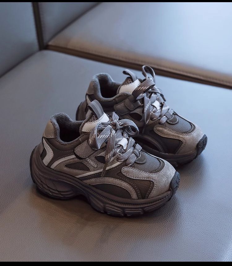 Scarpe invernali per ragazzi, nuove, con suola morbida, scarpe retrò da papà, scarpe da corsa per ragazze, scarpe sportive per bambini in cotone_voghion.com