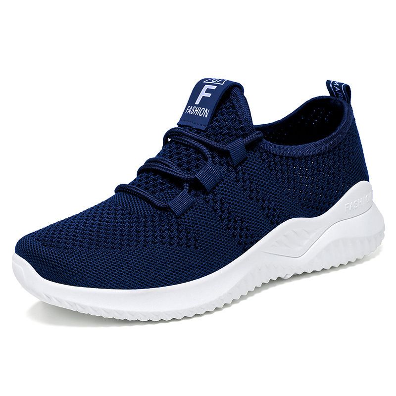 Damen Große Damenschuhe Damen Freizeitschuhe Atmungsaktive Fly-woven Einzelschuhe Sneakers Damen_voghion.com