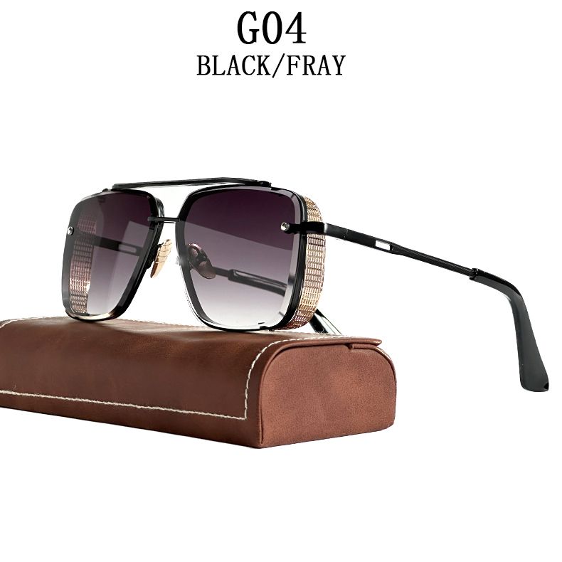 2023 Steampunk Per Gli Uomini Vintage Punk Occhiali Da Sole Donne Alla Moda Piazza Occhiali di Moda Luxe Gafas De Sol Hombre Zonnebril_voghion.com