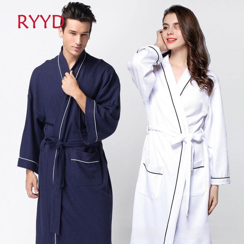 His & Hers RYYD Waffle Robe - Spa Quality|XL Couple Set_voghion.com