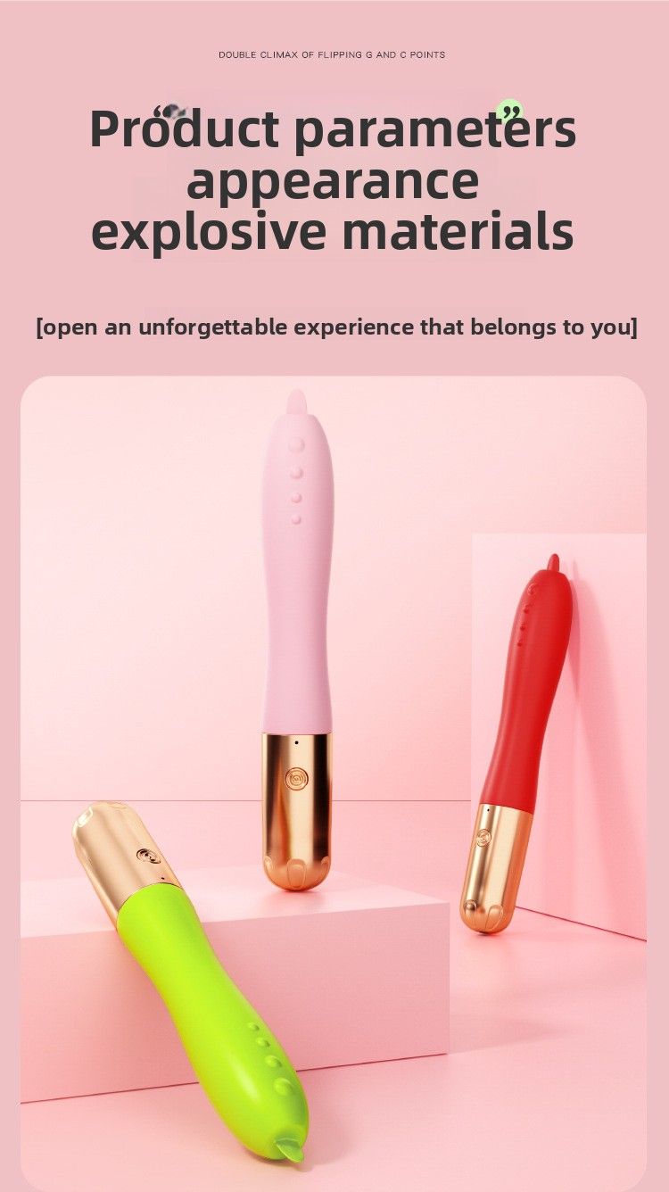 Queen Tongue Licking Stick Automatic Tongue Licking Girls Private Parts Massage Vibrating Stick Adult Sex Products_voghion.com