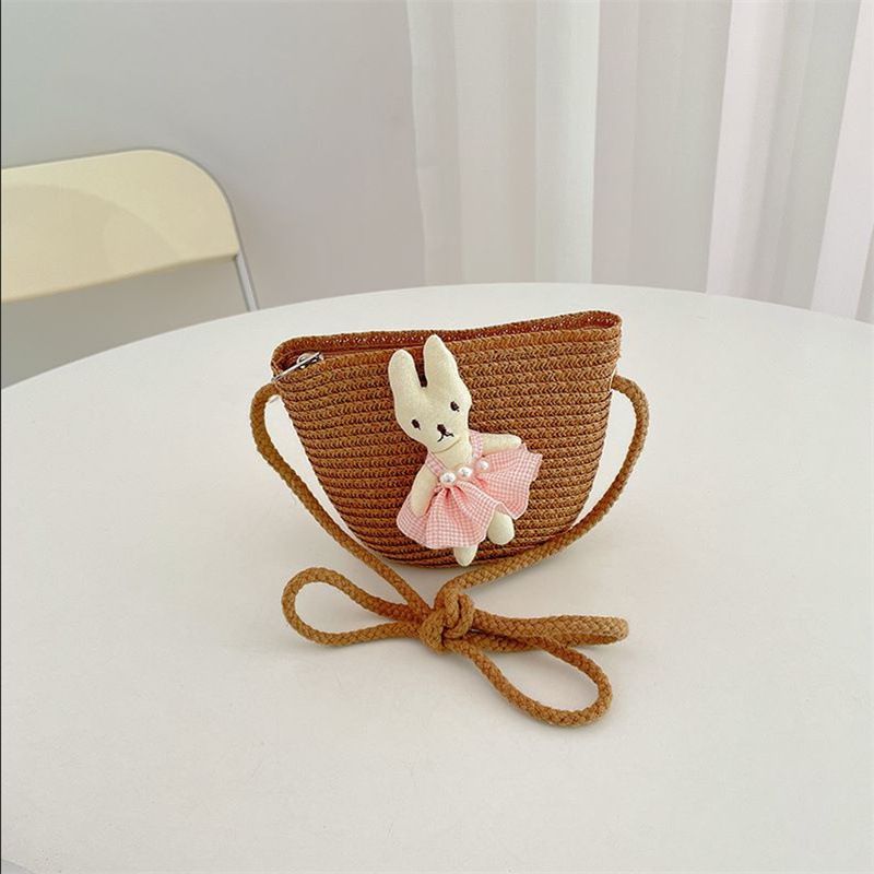 Cappello di paglia per bambini, da principessa, da spiaggia, estivo, sottile, fresco, con protezione solare, per bambine_voghion.com