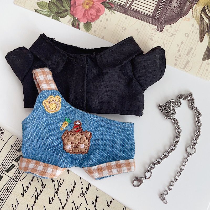 Doll Clothes 17cm LBB Doll Clothes Standing Sitting First Generation Second Generation Clothes 15cm Shirt 10cm Cotton Doll Clothes_voghion.com