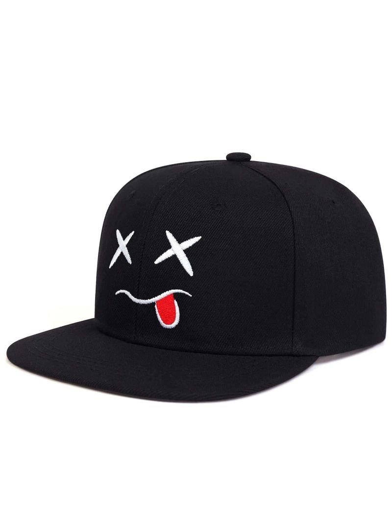 Cappellino da baseball con visiera piatta e lettera X, moda da strada, uomo e donna, berretto da basket hip hop rap hip hop_voghion.com