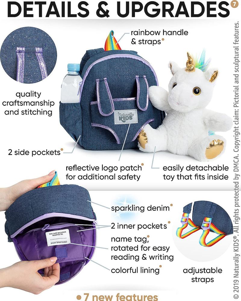 Kanner Schoultasch Denim Dinosaurier Rucksack ofnehmbar Grondschoul Schüler Spillschoul léif Cartoon Rucksack_voghion.com