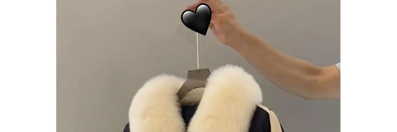 Abrigo de algodón negro para mujer, chaqueta Bomber con cuello de piel sintética ligera, Parka corta acolchada de algodón de piel sintética para invierno_voghion.com