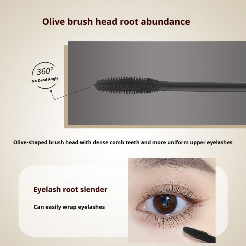 Black Waterproof For Eyes, Fine Brush Head, No Smudging_voghion.com