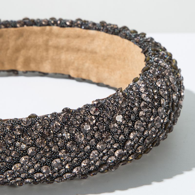 Spugna alla moda in stile coreano con bordo largo, trapano ad acqua con parte superiore alta a forma di teschio, diamante pieno, super flash per esterni_voghion.com