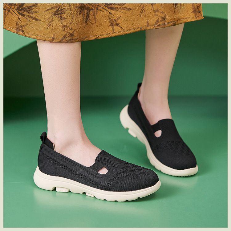 K6016-4 Neue rutschfeste, atmungsaktive Herbst-Casual-Vielseitige Damen-Mutterschuhe mit flachem Mund aus echtem Leder_voghion.com