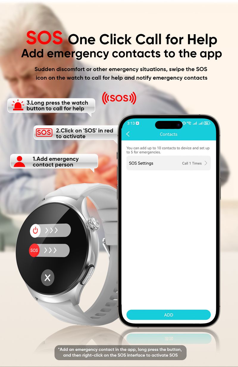 Unisex Smart Watch With Bluetooth Calling & Health Monitoring – 1.4" Touch Screen, Heart Rate/Blood Pressure Tracking, 7-Day Battery, IP68 Waterproof_voghion.com