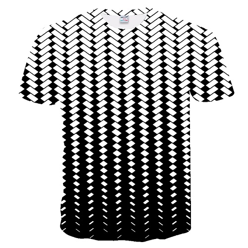 Nuova maglietta da uomo di alta qualità estiva 3D a maniche corte top casual traspirante T-shirt_voghion.com