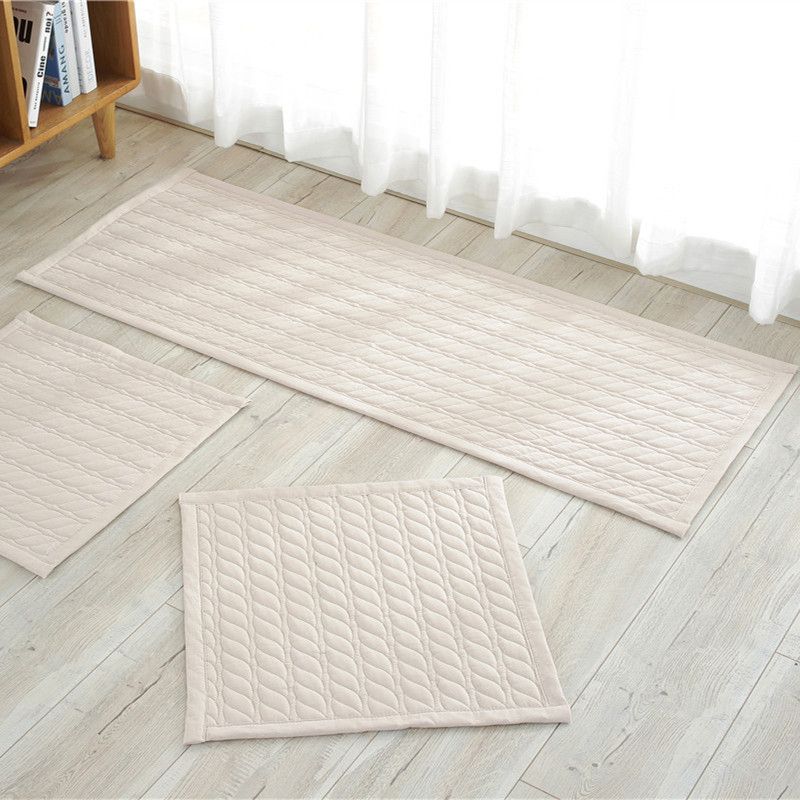 Casa e Jardim Almofadas de sofá de algodão listrado de cor sólida nórdica para todas as estações Almofadas universais antiderrapantes para janelas salientes Almofadas para capa de sofá Toalha de sofá_voghion.com