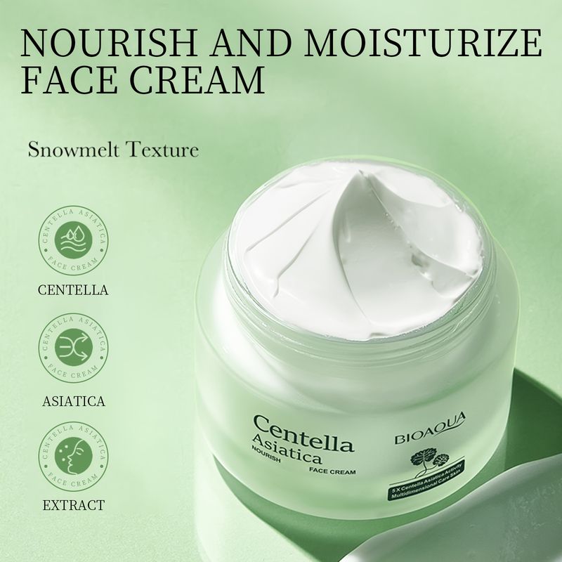 6pcs Centella Asiatica Gentle Cleansing Deep Hydration One Set Daily Skincare Needs Suitable For All Light Beige Types_voghion.com