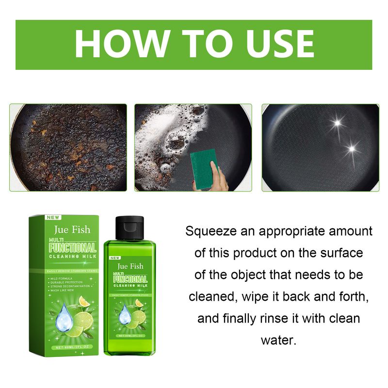 Multifunktsionaalne puhastuspiim, köögitarvete raskeõli puhastus, pliidiplaatide rasvapuhastus ja dekontaminatsioon_voghion.com