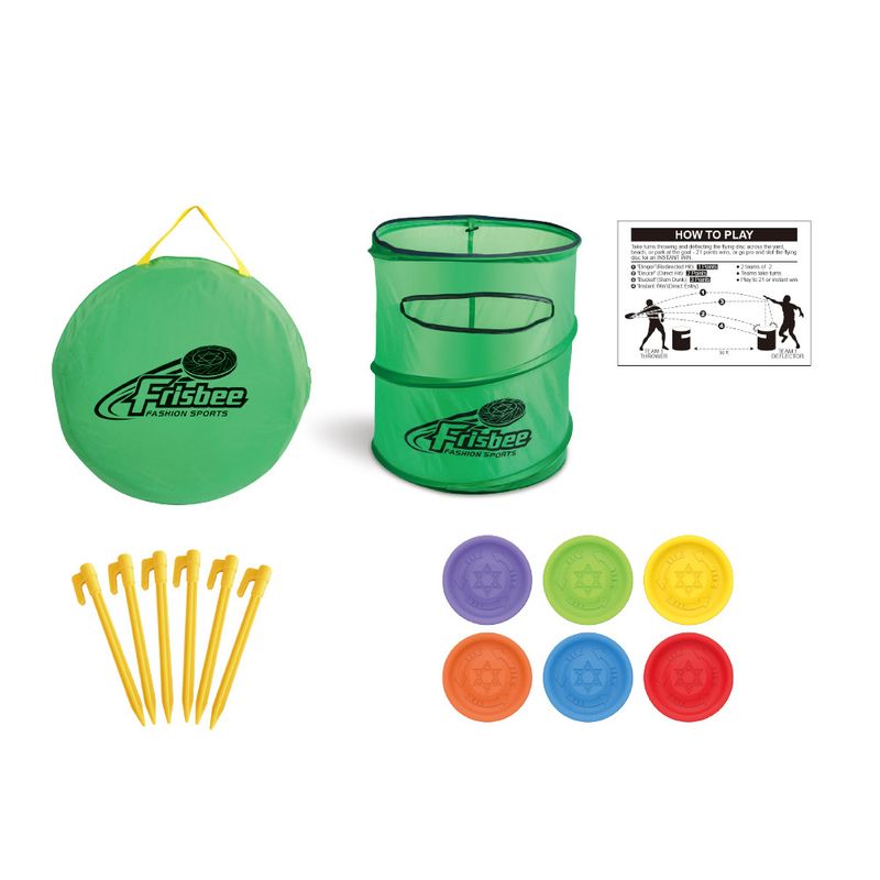 Children's Silicone Fris Throwing Tube Double Game Frisb Throwing Bag Sports Play_voghion.com