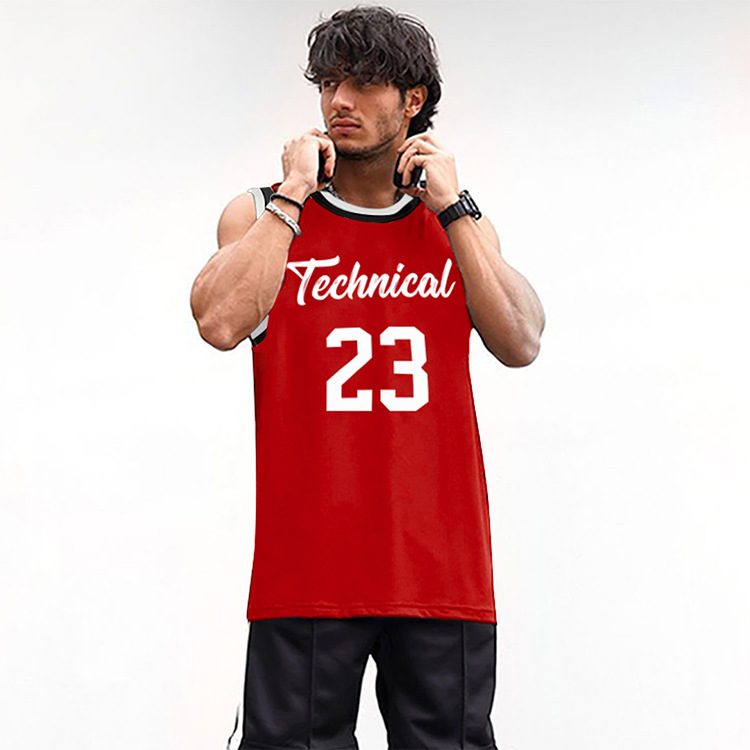 Man's Clothing Men's Vest Thin Plus Size Mesh Sport Sleeveless T-shirt Fashion Brand Quick Drying Printed Shoulder_voghion.com