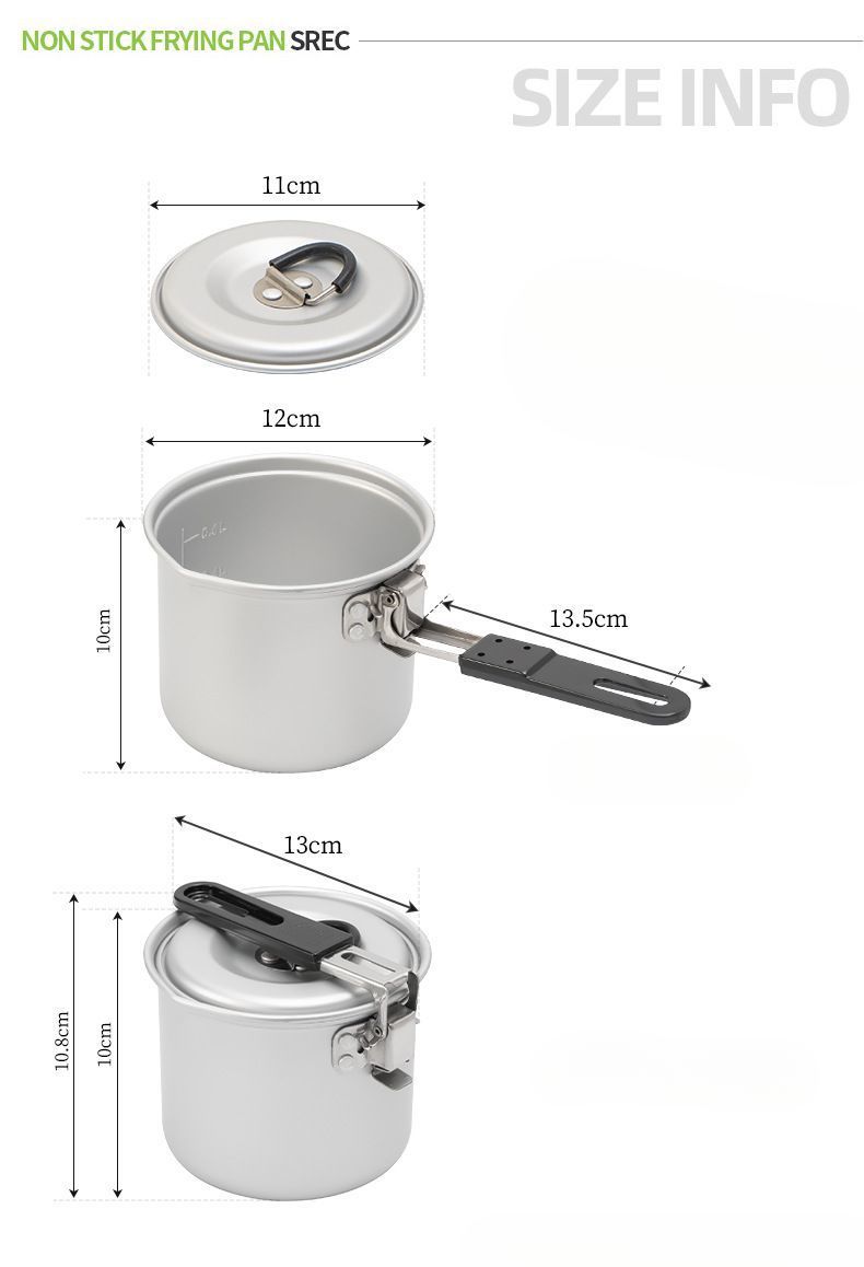 CLS Leite Pequeno Acampamento em Montanha ao Ar Livre Churrasco Portátil Água Fervente Chá Café Panela Única Autodirigível Dobrável Utensílios de Cozinha_voghion.com