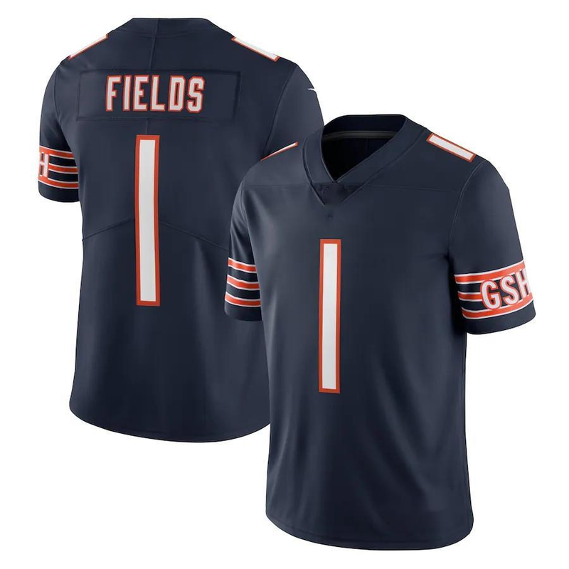 Chicago Bears Rugby-Trikot Nr. 1 Justin Fields_voghion.com