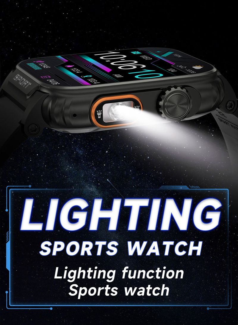 Multi Functional Outdoor Sports Smart Watch For Men Blood Pressure And Heart Rate Health Smart Watch_voghion.com