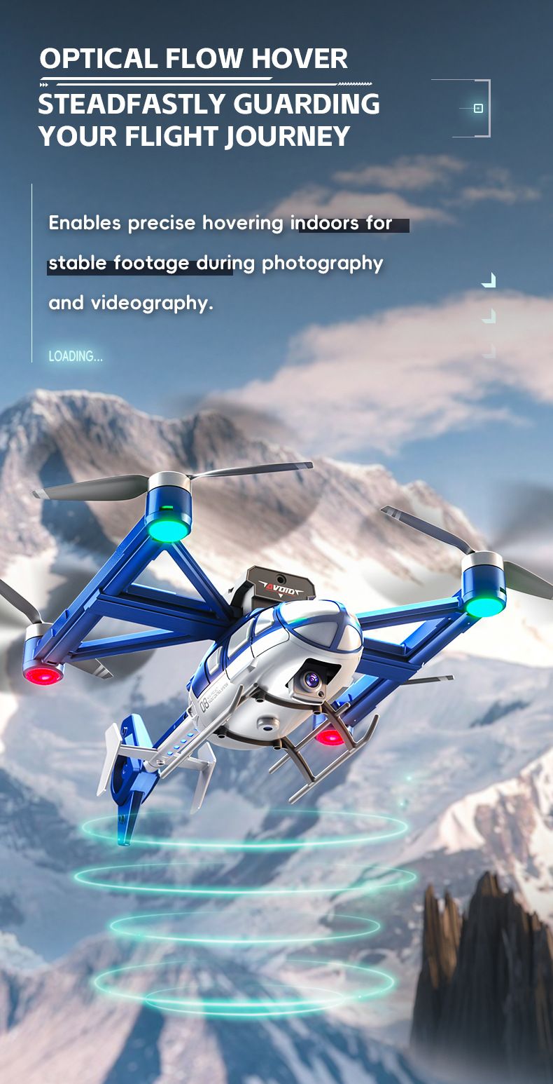 Brinquedos Inteligentes Exportação Novo Produto Simulação Modelo Helicóptero Sem Escova Transmissão Inteligente de Imagem Fotografia Aérea Aeronave Brinquedo Drone_voghion.com