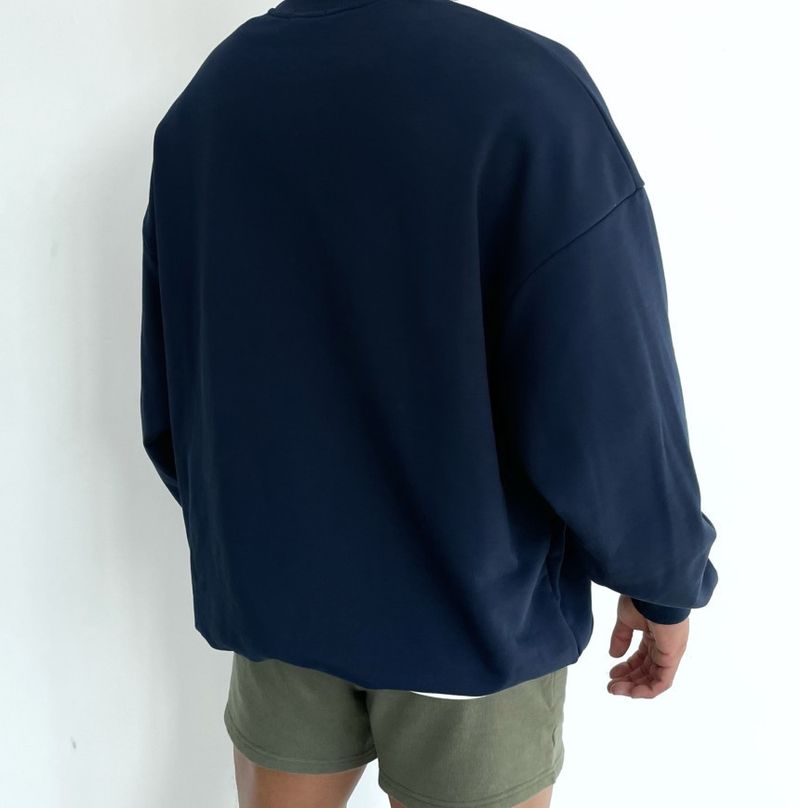 Sonbahar ve Kış Yuvarlak Yaka Fitness Koşu Antrenmanı, Uzun Kollu Alt Gömlek, Brother Pamuklu Spor Sweatshirt, Erkek_voghion.com