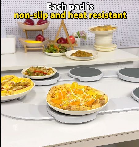 Vassoio girevole – Lazy Susan espandibile per tavolo da pranzo e cucina – Bianco (4/6/8 livelli, impilabile e salvaspazio)_voghion.com