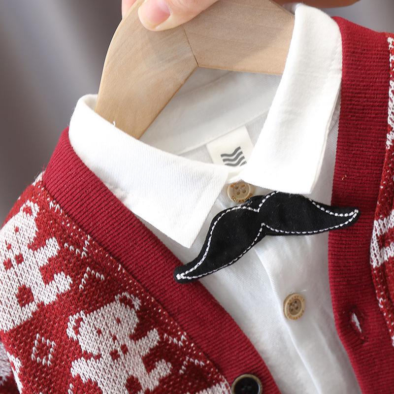 1116 Baby Spring and 1-3 Old Children's Autumn Clothes Korean Edition Handsome Three Piece Set 2 Year_voghion.com