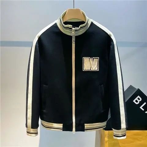 New Jacket For Men In Spring Autumn, Trendy Brand, Cool Loose, Baseball, American Stand Up Collar, Sports And Casual Top_voghion.com