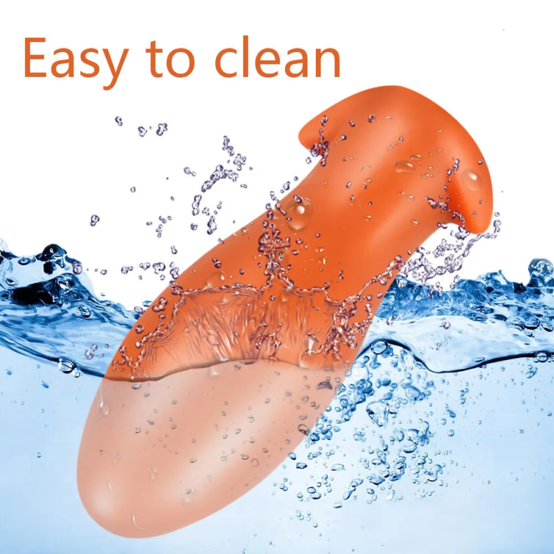 Giocattoli anali Gigante vibratore in silicone giocattolo del sesso grande butt plug da uomo espansore anale l Stimolatore di espansione dell'ano gay_voghion.com