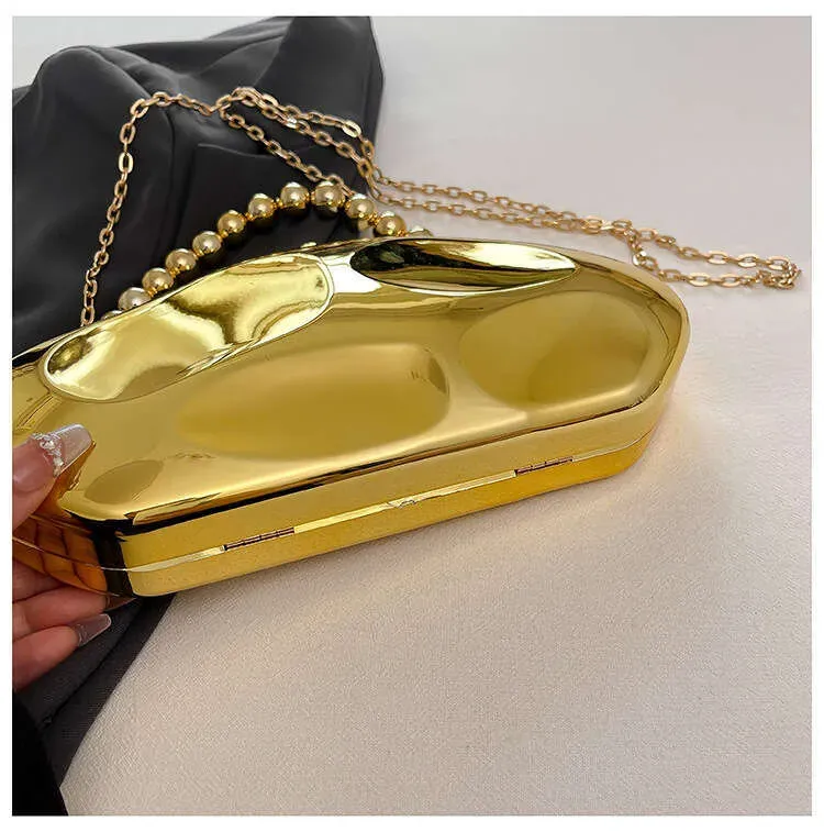 Borsa a tracolla a forma di meteorite, da sera, in acrilico, da donna_voghion.com