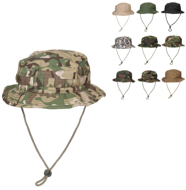 NEU Brit Armee Tactical Buschhut mit Kindd SF Boonie Rip Stop Dschungelhut_voghion.com