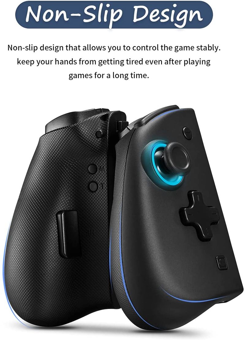 Game Switch Wireless Joystick Controller LED Gamepad For Nintend Switch Handle Grip Controller Grip Adjustable Turbo Vibration_voghion.com