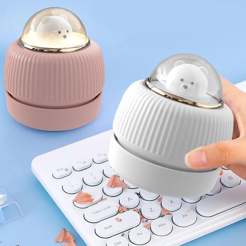 Desktop-Staubsauger, Auto-Staubsauger, Mini-Staubkehrmaschine für die Tastatur, für Zuhause, Schule, Büro, Reinigungsmittel für den Desktop_voghion.com