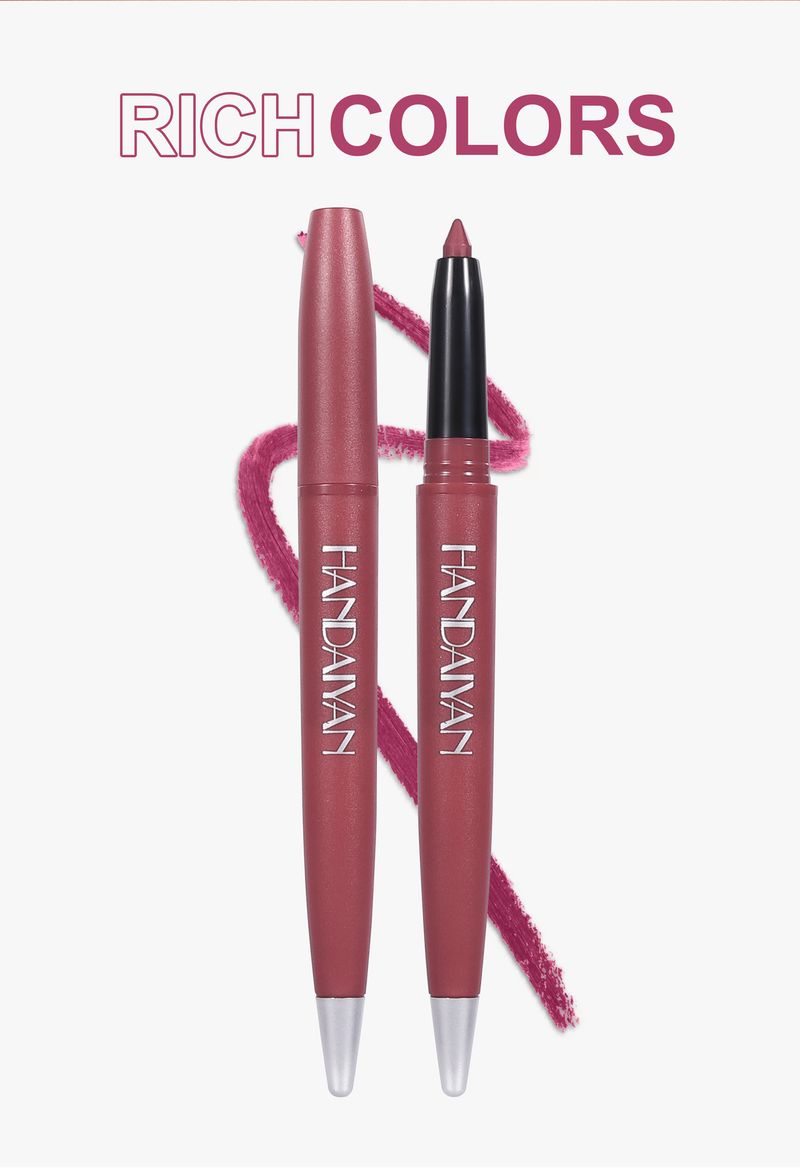 HANDAIYAN 6 - Color Automatic Lip Liner: Long - Lasting, Waterproof, Matte Lip Contour Pencil_voghion.com
