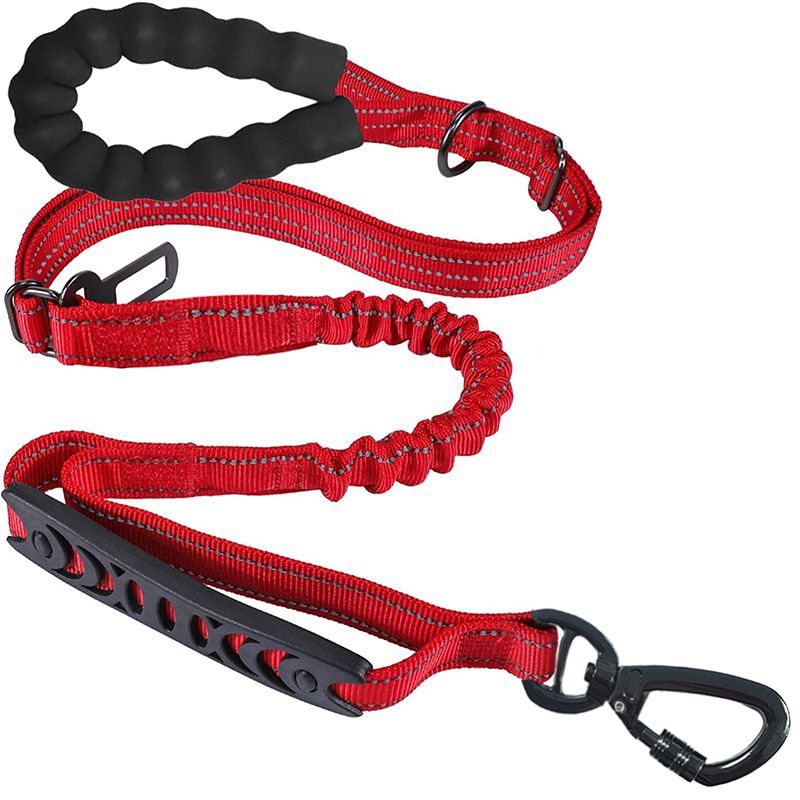 Large Elastic Cushion Explosion-Proof Multi-Functional Dog Leash Pet Supplies For Walking And Running_voghion.com