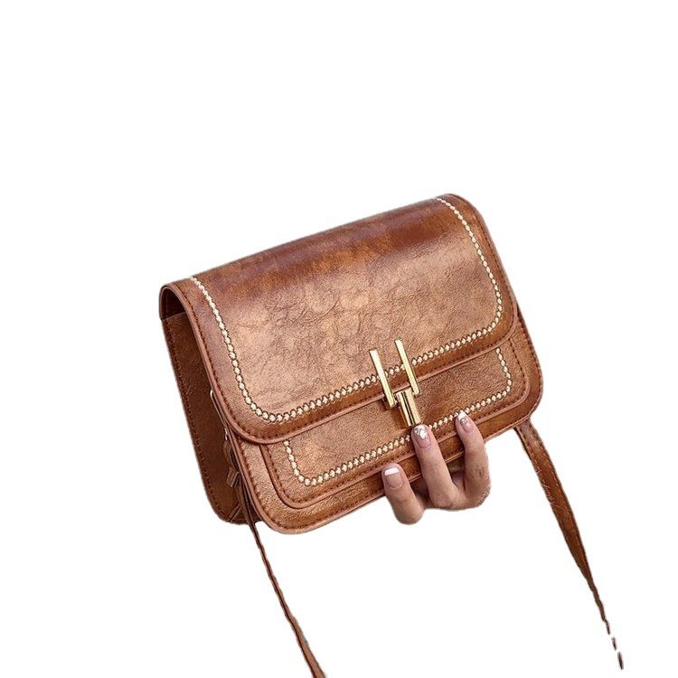 Nuova borsa a tracolla piccola rotonda da ascella, versatile, semplice, da ricamare, autunno inverno_voghion.com