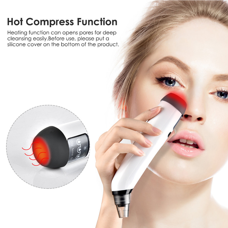 Blackhead Suction Tool, Removal And Heating Beauty Device, Facial Pore Blackhead Remover 2025_voghion.com