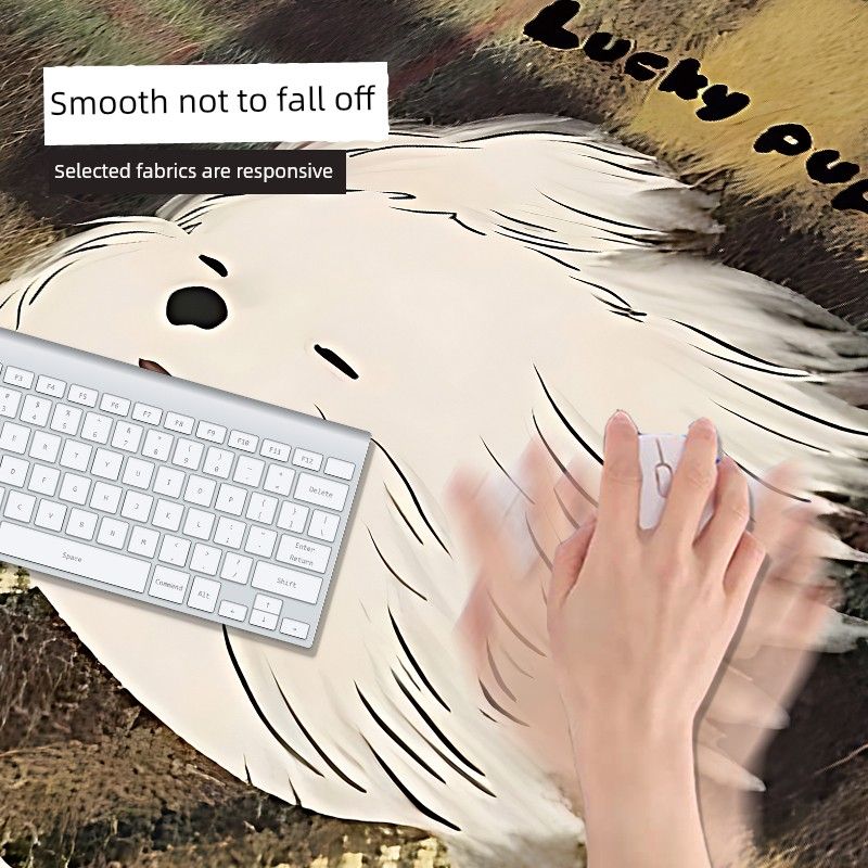 Unschlagbare Qualität Flauschige Puppe Süße Maus Übergroße Büro Computer Tastatur Pad Studie Tisch Studentenwohnheim Desktop Matte_voghion.com