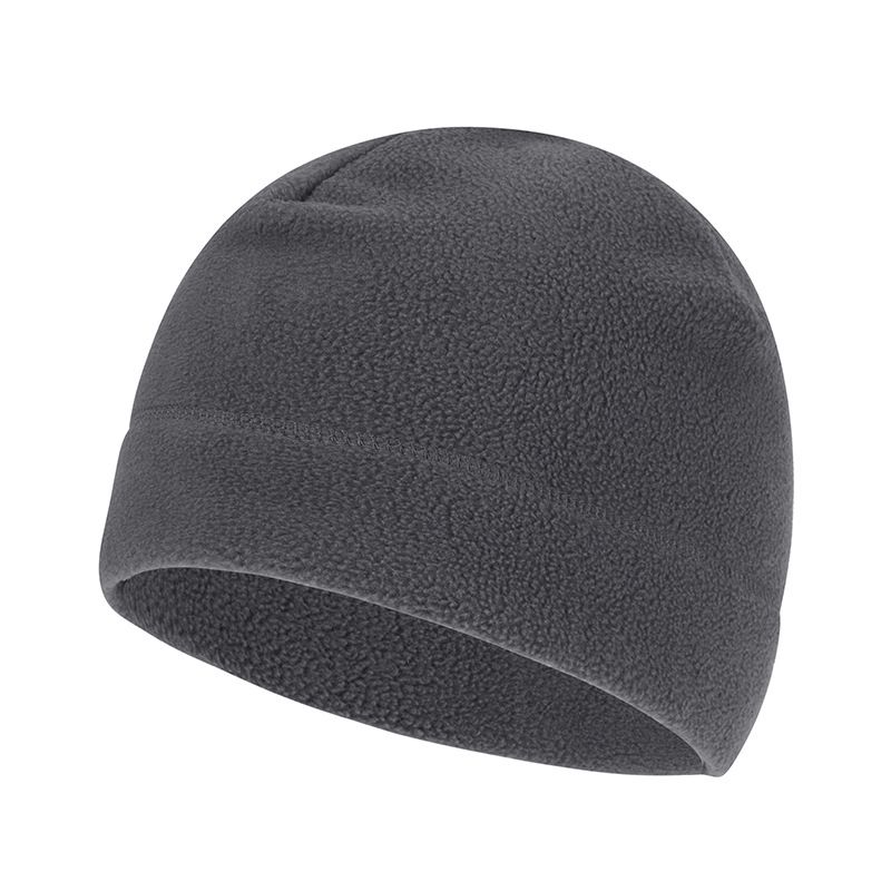 Winter Outdoor Cycling Pullover Warm Windproof Polar Fleece Sports Running Soft Coldproof Solid Color Small Hat_voghion.com